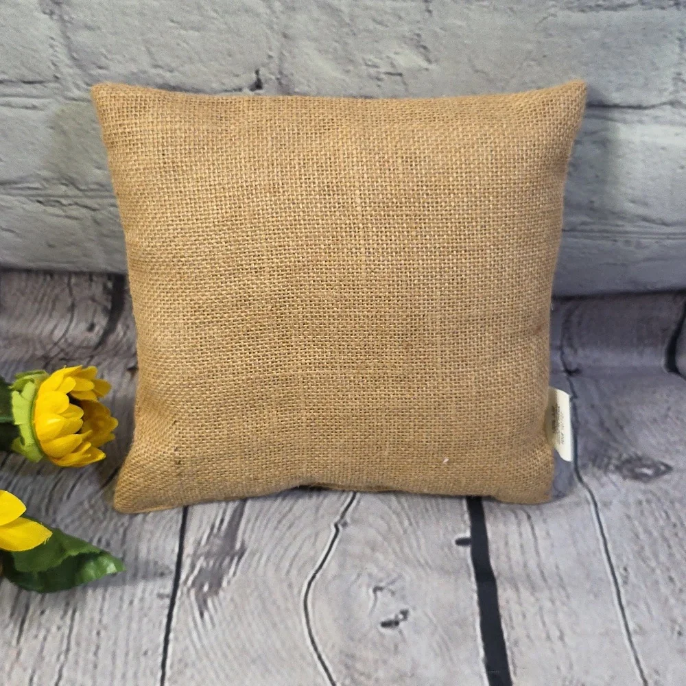 Burlap Accent Pillow 